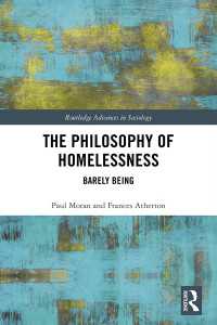 ホームレスの哲学<br>The Philosophy of Homelessness : Barely Being