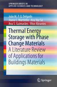 Thermal Energy Storage with Phase Change Materials : A Literature Review of Applications for Buildings Materials