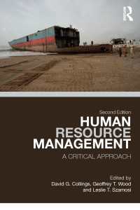 人的資源管理：批判的入門（第２版）<br>Human Resource Management : A Critical Approach（2 NED）