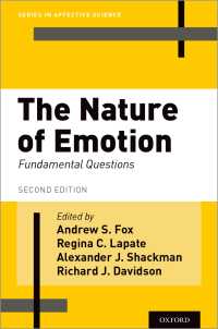 情動とは何か（第２版）<br>The Nature of Emotion : Fundamental Questions（2）