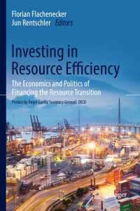 Investing in Resource Efficiency〈1st ed. 2018〉 : The Economics and Politics of Financing the Resource Transition