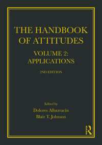 態度研究ハンドブック　第２巻：応用（第２版）<br>Handbook of Attitudes, Volume 2: Applications : 2nd Edition