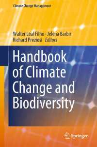 気候変動と生物多様性ハンドブック<br>Handbook of Climate Change and Biodiversity