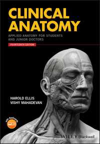臨床解剖学（第１４版）<br>Clinical Anatomy : Applied Anatomy for Students and Junior Doctors（14）