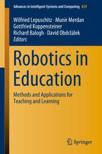 Robotics in Education : Methods and Applications for Teaching and Learning