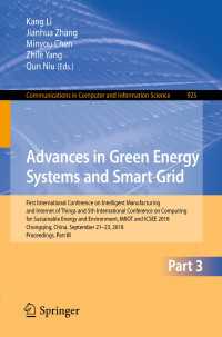 Advances in Green Energy Systems and Smart Grid : First International Conference on Intelligent Manufacturing and Internet of Things and 5th International Conference on Computing for Sustainable Energy and Environment, IMIOT and ICSEE 2018, Chongqing, China, September 21-23, 2018, Proceedings, Part