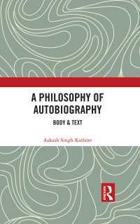 A Philosophy of Autobiography : Body & Text