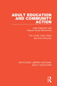 Adult Education and Community Action : Adult Education and Popular Social Movements