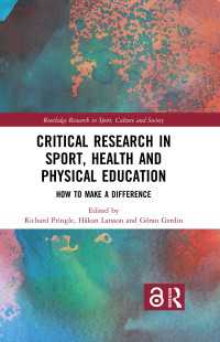Critical Research in Sport, Health and Physical Education : How to Make a Difference
