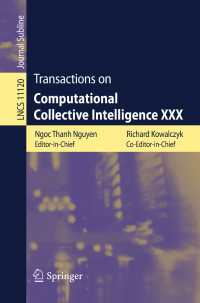 Transactions on Computational Collective Intelligence XXX〈1st ed. 2018〉