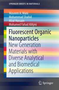 Fluorescent Organic Nanoparticles : New Generation Materials with Diverse Analytical and Biomedical Applications
