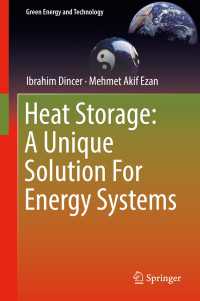 Heat Storage: A Unique Solution For Energy Systems〈1st ed. 2018〉