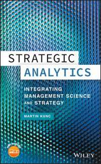 Strategic Analytics / Kunc, Martin ＜電子版＞ - 紀伊國屋書店ウェブ
