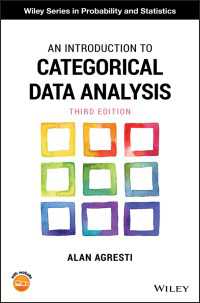 カテゴリカルデータ解析入門（第３版）<br>An Introduction to Categorical Data Analysis（3）