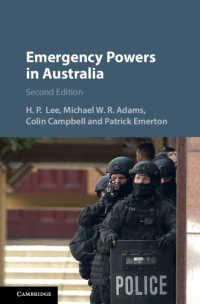 オーストラリアにみる国家緊急権（第２版）<br>Emergency Powers in Australia（2）