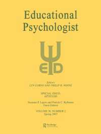 Aptitude : A Special Issue of Educational Psychologist
