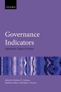 ガバナンスの指標<br>Governance Indicators : Approaches, Progress, Promise