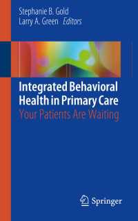 Integrated Behavioral Health in Primary Care : Your Patients Are Waiting