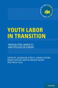 過渡期の若年労働：欧州にみる不平等、移動性と政策<br>Youth Labor in Transition : Inequalities, Mobility, and Policies in Europe