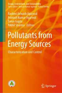 Pollutants from Energy Sources : Characterization and Control