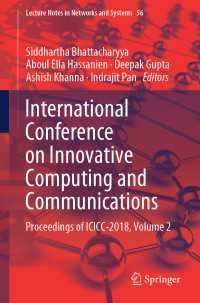 International Conference on Innovative Computing and Communications : Proceedings of ICICC 2018, Volume 2