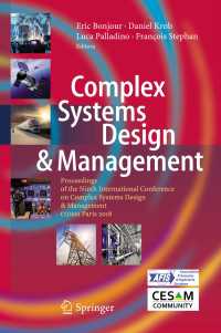 Complex Systems Design & Management : Proceedings of the Ninth International Conference on Complex Systems Design & Management, CSD&M Paris 2018