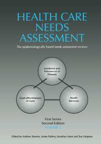 Health Care Needs Assessment, First Series, Volume 2, Second Edition（2 NED）