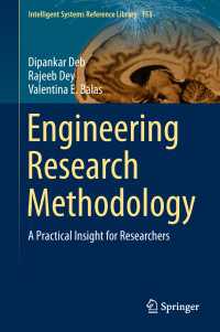 工学研究方法論<br>Engineering Research Methodology〈1st ed. 2019〉 : A Practical Insight for Researchers