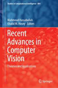 Recent Advances in Computer Vision : Theories and Applications