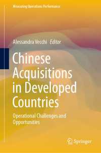 Chinese Acquisitions in Developed Countries : Operational Challenges and Opportunities
