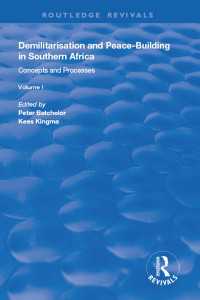 Demilitarisation and Peace-Building in Southern Africa : Volume I  - Concepts and Processes