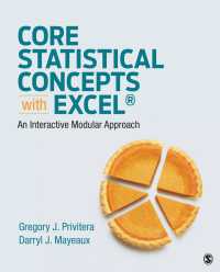 Excelで学ぶ統計学のコア概念<br>Core Statistical Concepts With Excel&reg; : An Interactive Modular Approach