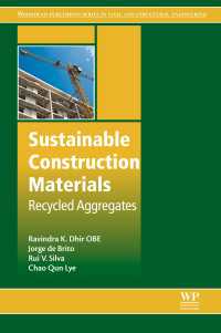 Sustainable Construction Materials : Recycled Aggregates