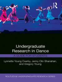 学部生のためのダンス研究ガイド<br>Undergraduate Research in Dance : A Guide for Students