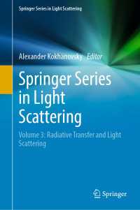 Springer Series in Light Scattering : Volume 3: Radiative Transfer and Light Scattering