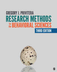 Research Methods for the Behavioral Sciences（Third Edition）