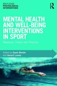 Mental Health and Well-being Interventions in Sport : Research, Theory and Practice