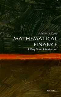 VSI数理ファイナンス<br>Mathematical Finance: A Very Short Introduction