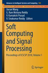 Soft Computing and Signal Processing : Proceedings of ICSCSP 2018, Volume 1