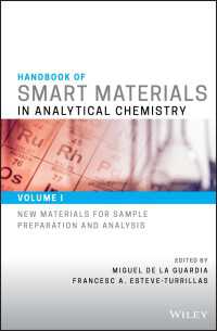分析化学とスマートマテリアル・ハンドブック（全２巻）<br>Handbook of Smart Materials in Analytical Chemistry