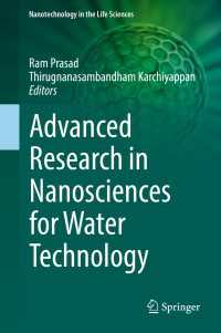 Advanced Research in Nanosciences for Water Technology〈1st ed. 2019〉