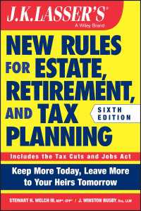 JK Lasser's New Rules for Estate, Retirement, and Tax Planning（6）