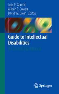 Guide to Intellectual Disabilities : A Clinical Handbook