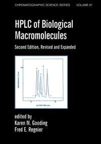 生体高分子のＨＰＬＣ分析・分留（第２版）<br>Hplc Of Biological Macro- Molecules, Revised And Expanded（2 NED）