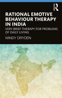 Rational Emotive Behaviour Therapy in India : Very Brief Therapy for Problems of Daily Living