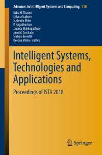 Intelligent Systems, Technologies and Applications : Proceedings of ISTA 2018