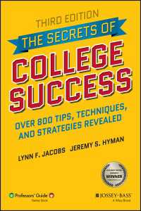 大学学業成就術（第３版）<br>The Secrets of College Success（3）