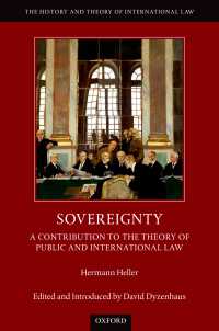 Ｈ．ヘラー『主権論』（英訳）<br>Sovereignty : A Contribution to the Theory of Public and International Law