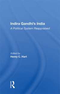 Indira Gandhi's India : A Political System Reappraised（1 DGO）