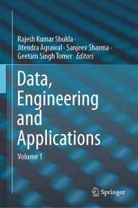 Data, Engineering and Applications〈1st ed. 2019〉 : Volume 1